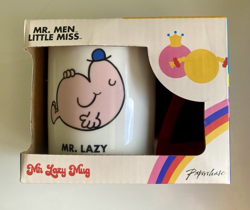 Lazy boxed mug paperchase - lazy,