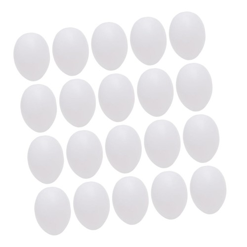Plastic fake pigeon - eggs, solid