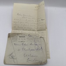 WW1 1918 Handwritten Letter