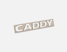 Caddy Mk3 Mk4 Rear Tailgate Badge Letters Typing Chrome 2K5853687 fits  Caddy