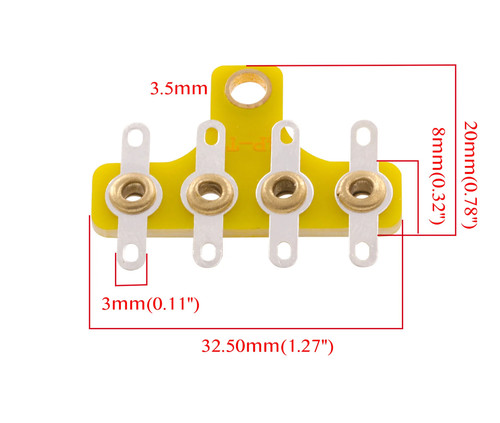 Solder tag strip terminal - tag, strip.