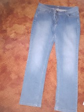 M&S Straight Leg Ladies Jeans UK 14 Unworn Shorter Length Dark Blue Denim