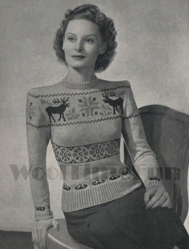 Vintage knitting pattern 1940s - knitting,