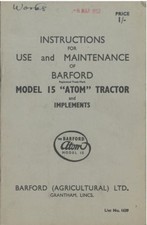 Barford Atom 15 Tractor and