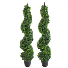 Artificial Boxwood Spiral