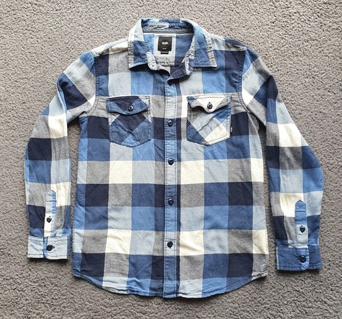 Vans check shirt boys cotton - check,