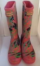 KIDS CLASSIC HUNTER WELLIES LIMITED EDITION MARY POPPINS UK SIZE 2 WITH ORIG BOX