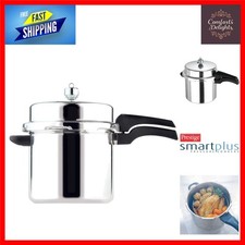 6L Classic High Dome Pressure Cooker with Heat Resistant Safety Handle, Grey