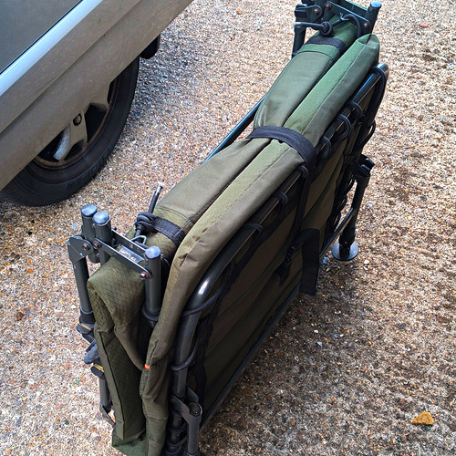 Chub folding fishing bed green - folding,