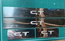 Chrome Car Body Trims GT 2 Pairs Each Of Different Sizes.