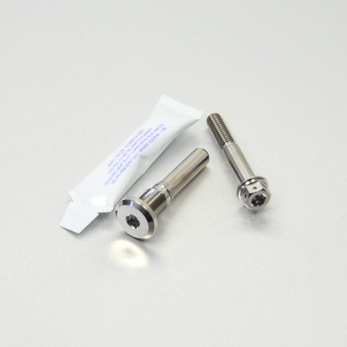 Titanium rear brake caliper - titanium,