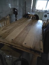 Table and 6 Chairs Set Good