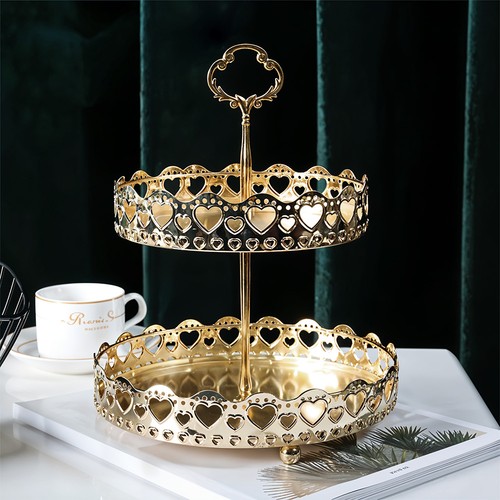 Gold cake stand - cake, tier