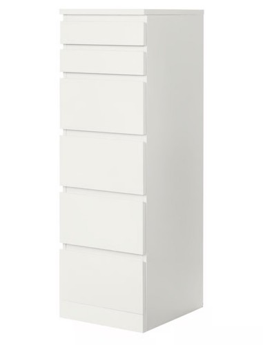 Ikea malm chest of 6 - **ikea,