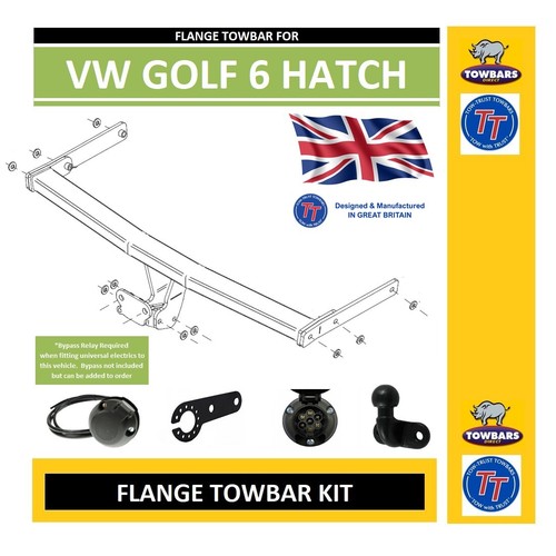 Flange towbar for - flange,