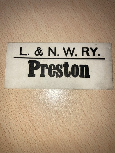 Luggage label - r.,