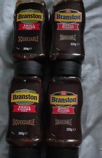4 squeezy bottles Branston small chunk Pickle 4x 350g=1.4KG. Free P&P