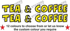 2 x Tea & Coffee Stickers