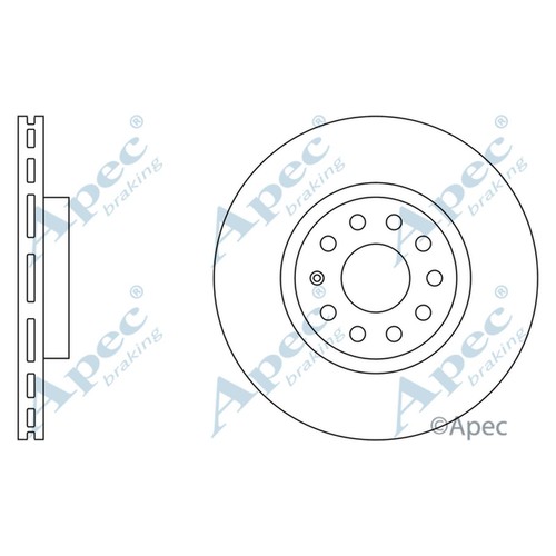 Brake discs vented - brake, audi