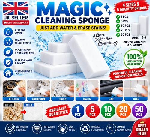 Magic cleaning sponge - 10,