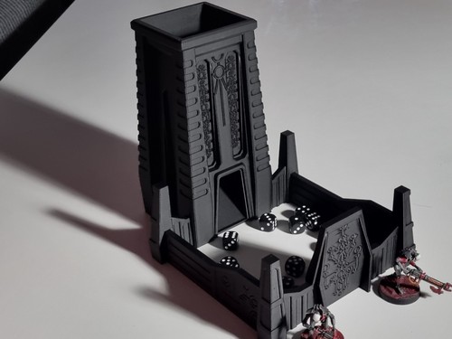 Necron dice tower building - dice,