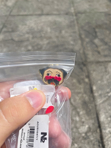 Les nereides dog brooch pin - n2,