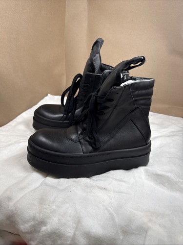 Men platform boots black - ,