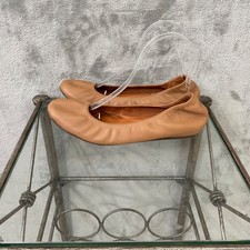 Lanvin Paris Ballet Flats shoes women’s size 7 Tan travel comfort luxury