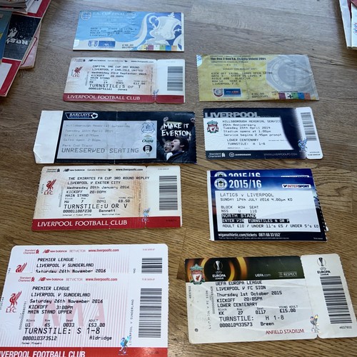 Liverpool football ticket - football,