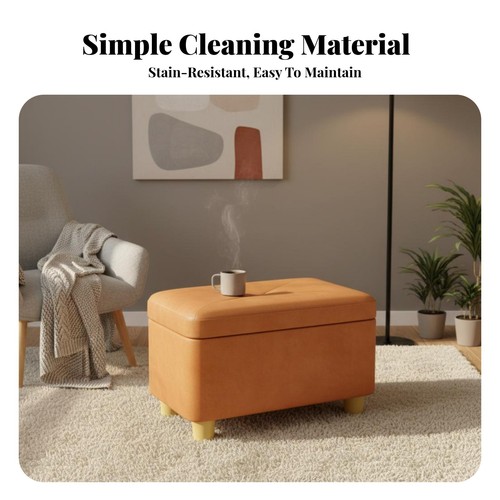 Square storage ottoman - storage,