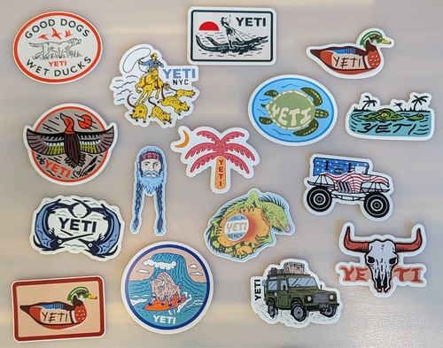 Yeti stickers decals set 16 - stickers,