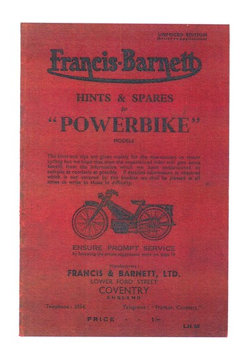 Francis barnett motorcycle - francis,
