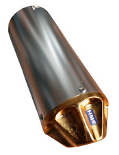 Silencer Exhaust End Muffler ALU Silver / Gold Dirtbike Pitbike 50 - 150cc