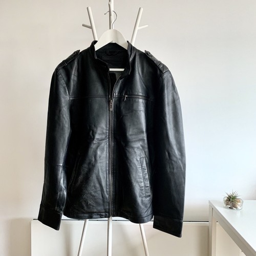 Jack and jones leather jacket - jones,