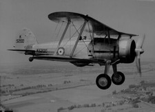 1936 Gloster Gladiator night &