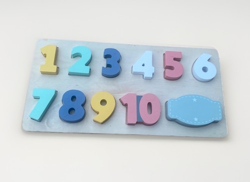 Children wooden number - children,