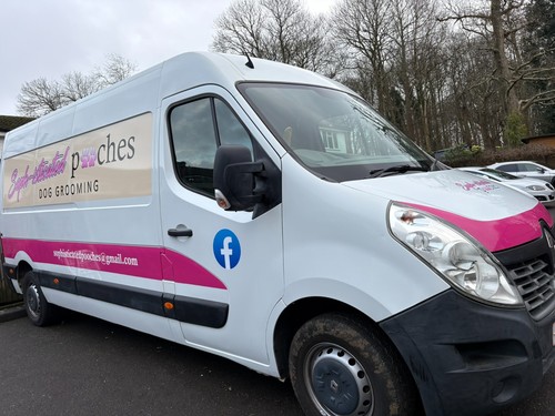 Mobile dog grooming van - mobile,
