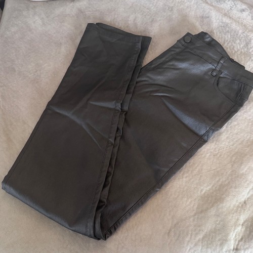 Edgy black sheen high waisted - edgy,