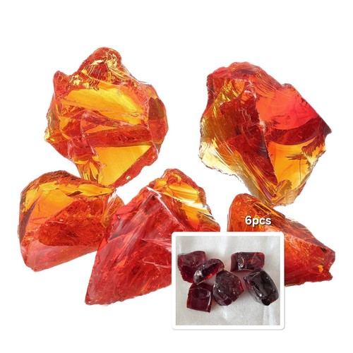 5cm red glass for - 3-5cm,