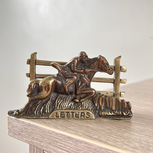 Brass letter rack holder - holder, with