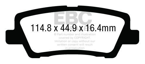 Dp33012c ebc redstuff rear - redstuff,