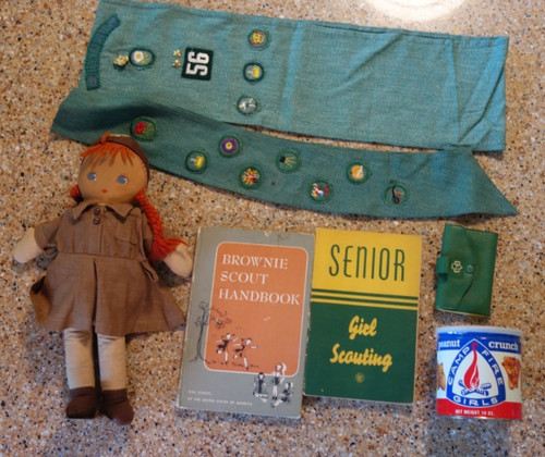 Vintage girl scouts brownie - girl,