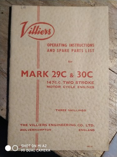 Villiers 29c 30c - villiers,