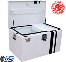 Tool Box Large Steel Heavy Duty Site Storage Chest Lockable Gas Struts Van Job