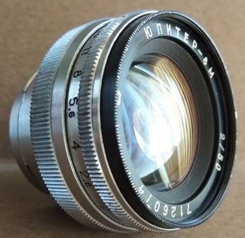 Jupiter 50mm lens - f2,