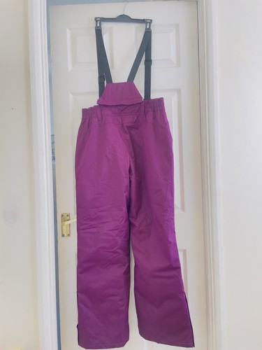 Ski salopettes trousers - ski, (plum)