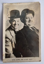 Oliver Hardy & Stan Laurel ~ Hand Signed Autographed original Photograph