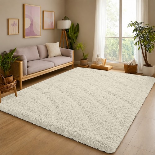 Fluffy rugs large shaggy - fluffy,