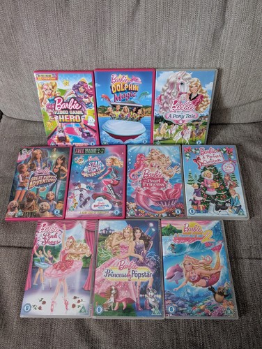 Barbie dvd movies bundle - barbie,