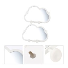  2 Pcs Cloud Shaped Mirror